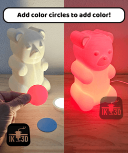 Gummy Bear Lamps 3d model
