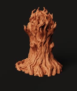 Ancient Tree Dice Tower STL | DnD 3D Print | Runic Forest 3d model