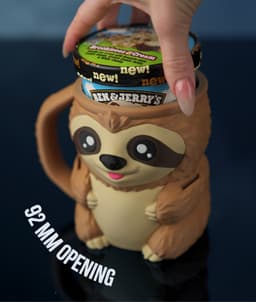 Sammy, the Ice Pint Holding Sloth 3d model