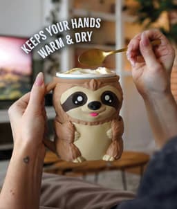 Sammy, the Ice Pint Holding Sloth 3d model