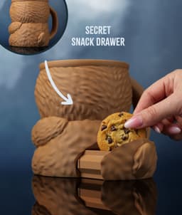 Sammy, the Ice Pint Holding Sloth 3d model