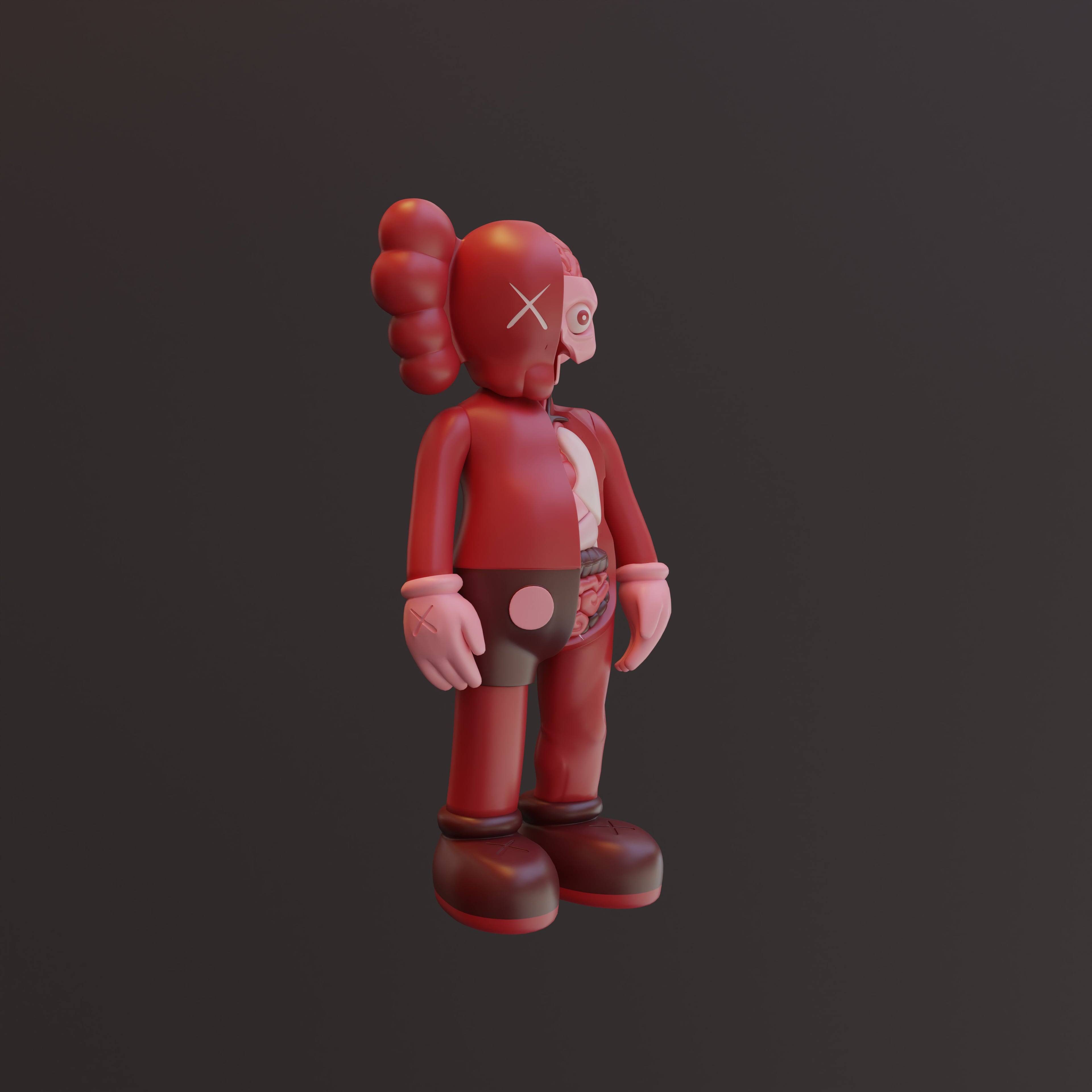 KAWS FLAYED OPEN COMPANION 3d model