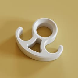 Simple Cloth Hanger 3d model