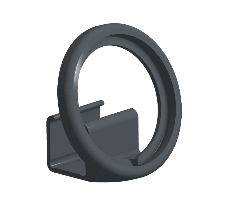 MagSafe Phone Stand - Modular Desk Rail System 3d model