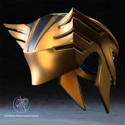 Hawkgirl Helmet 3D Printer STL File 3d model