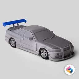Nissan Skyline GT-R R34 – Foldable Model 3d model