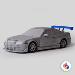 Nissan Skyline GT-R R34 – Foldable Model 3d model