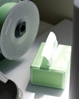Hexagon Mesh Tissue Box ā Compact 3D Printed Design 3d model