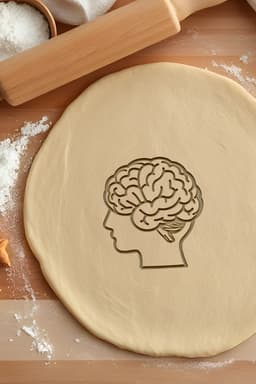 Brain Cookie Cutter, Biscuit Cutter 3d model