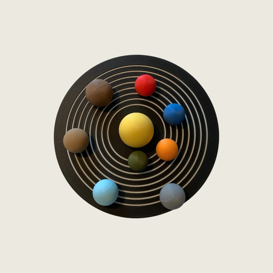 Solar System Fridge Magnet 3d model