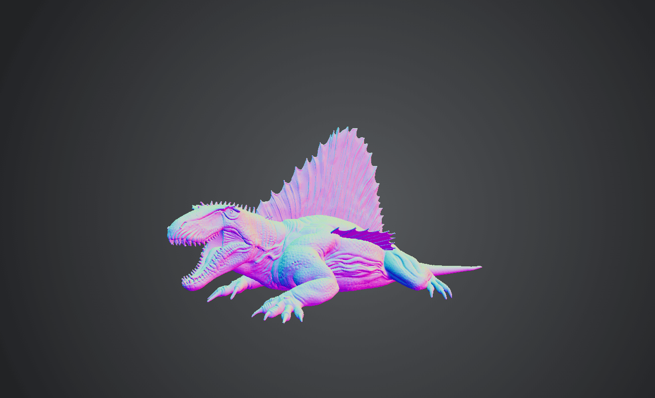 DIMETRODON 3d model