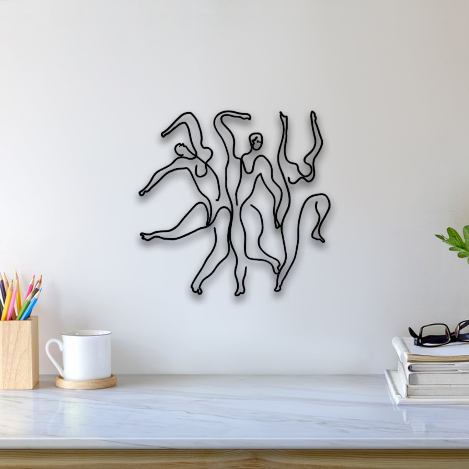 Dancer Wall Art 3d model