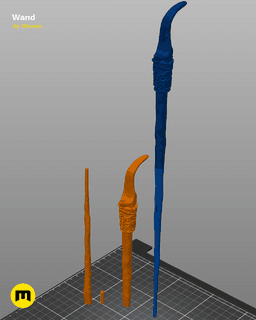 Nicolas Flamel's Wand - Harry Potter 3d model