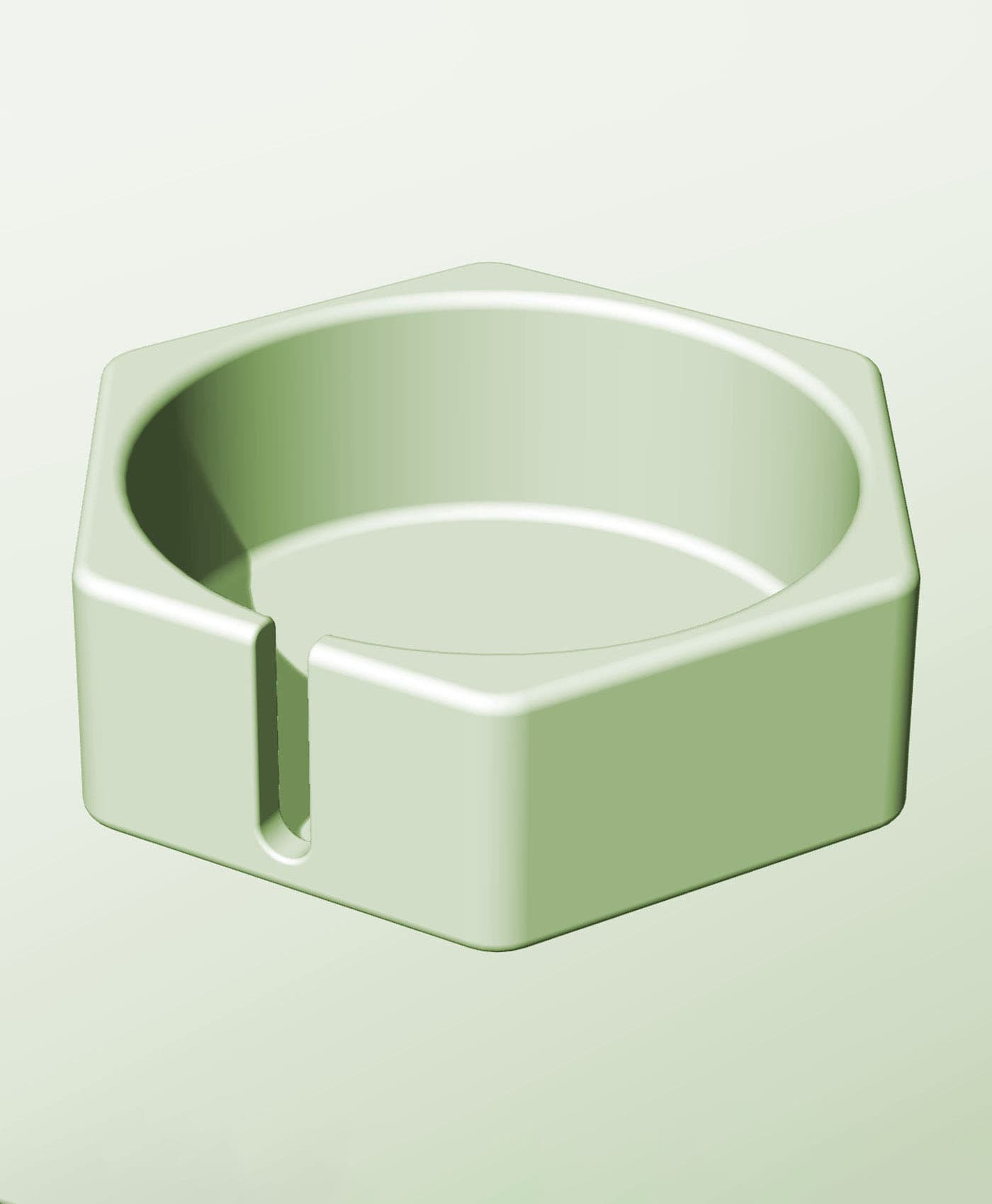 CH128-50-S Modular slotted component container modern decor 3d model