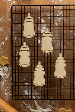 Baby Bottle Cookie Cutter, Biscuit Cutter 3d model