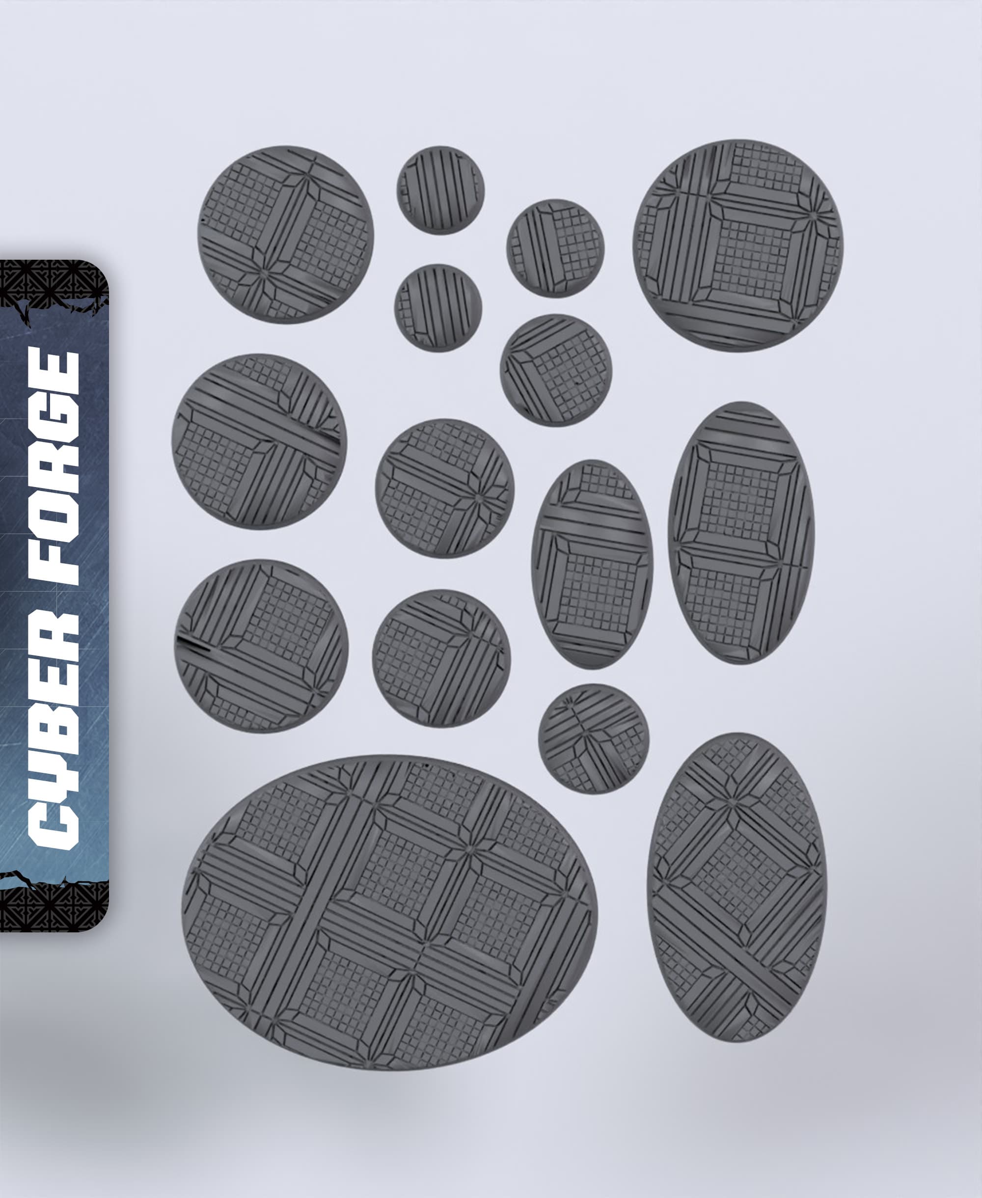 Motherland Bases - With Free Cyberpunk - Sci-Fi Gift Ideas for RPG and Wargamers 3d model