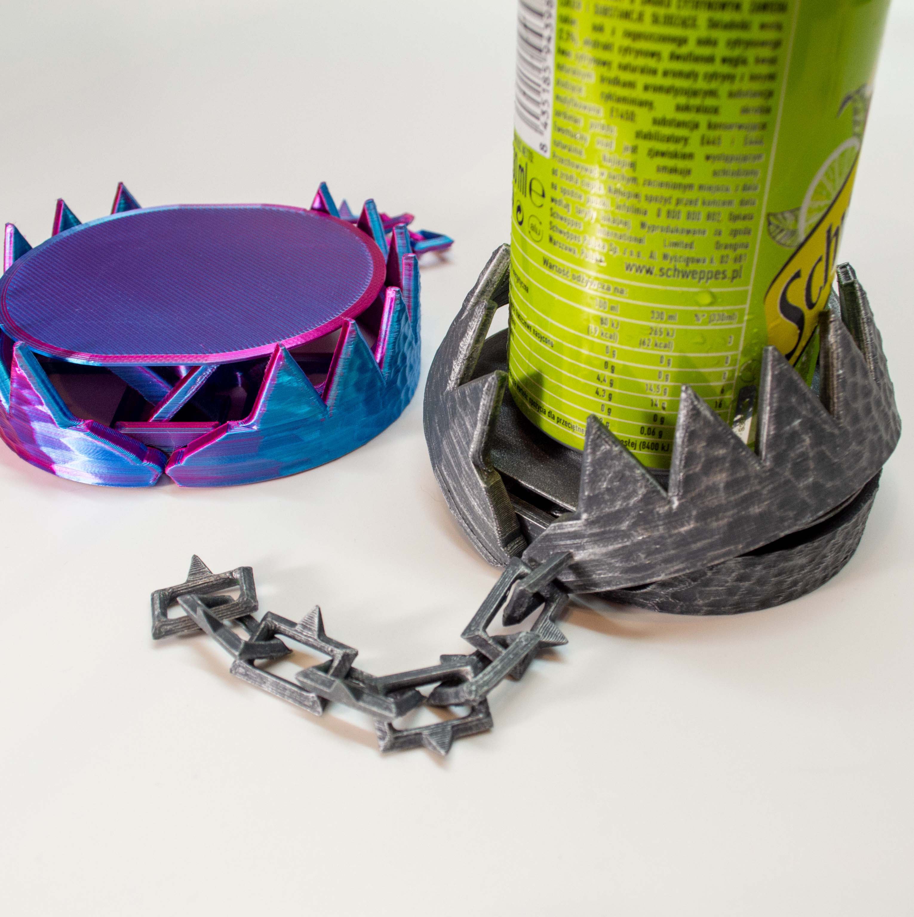 Mug Trap: Self-Adjusting Coaster 3d model