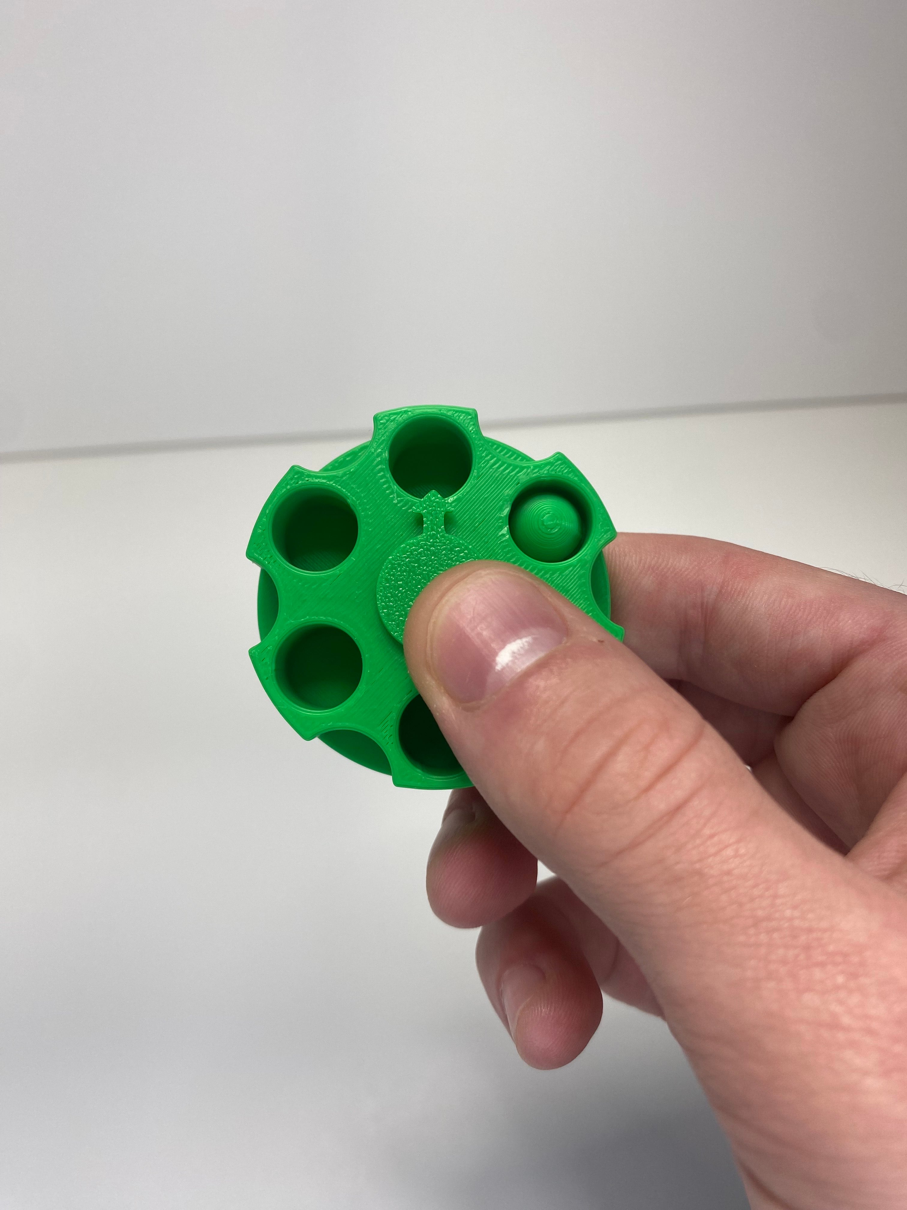 Revolver Fidget Spinner - Arrow 3d model