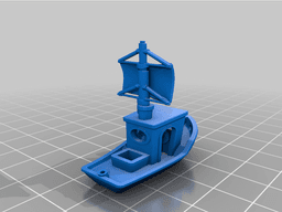 Sailing Benchy test 3d model