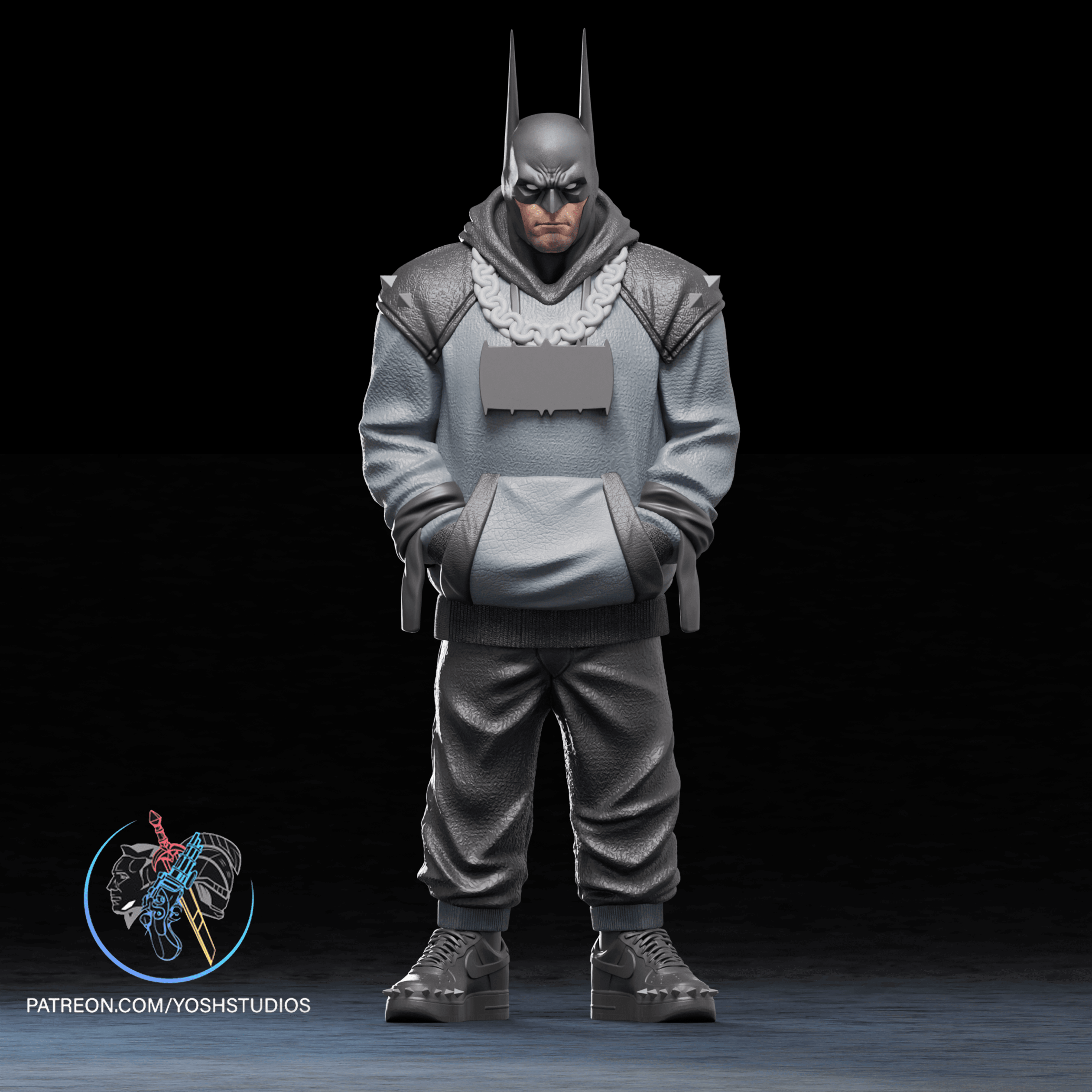 Urban Absolute Detective Statue 3D Printer STL File 3d model