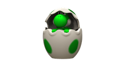 Yoshi Easter Egg 3d model