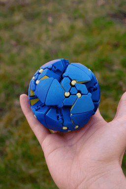 Hinge Ball transforming Fidget Toy 3d model