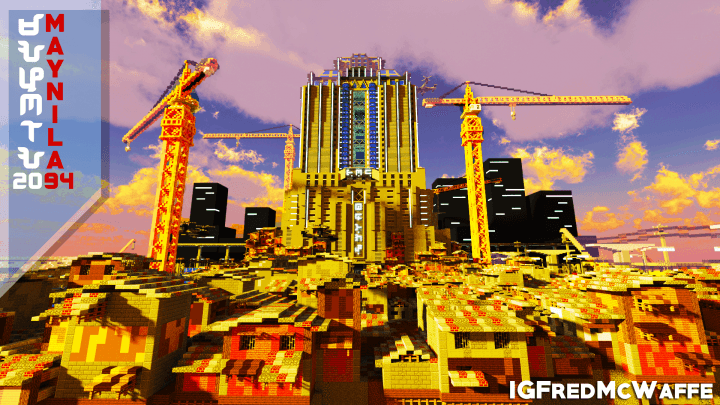 Minecraft Maynila 2094 3d model