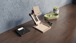 Adjustable Contour Phone Holder 3d model