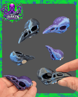Mini Raven Skull Spood Hide 3d model