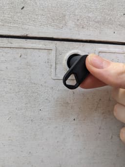 Triangular Tri 8mm Gas Utility Meter Box Key 3d model