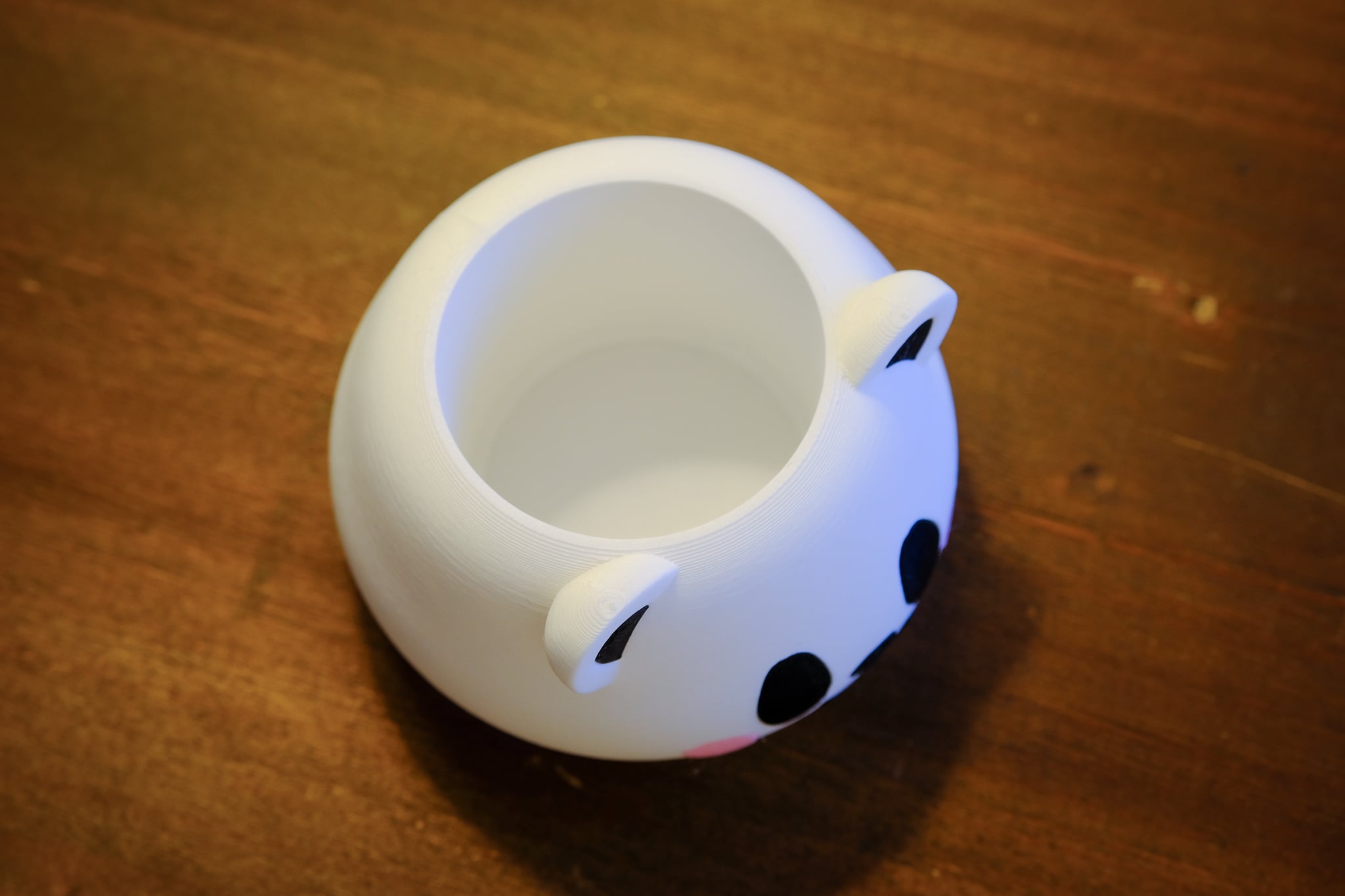 Cute Panda Planter 3d model