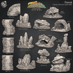 Forest Set (Pre-Supported) 3d model