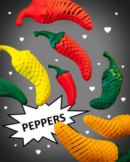 Floppy Jalapeno - PexPeppers 3d model