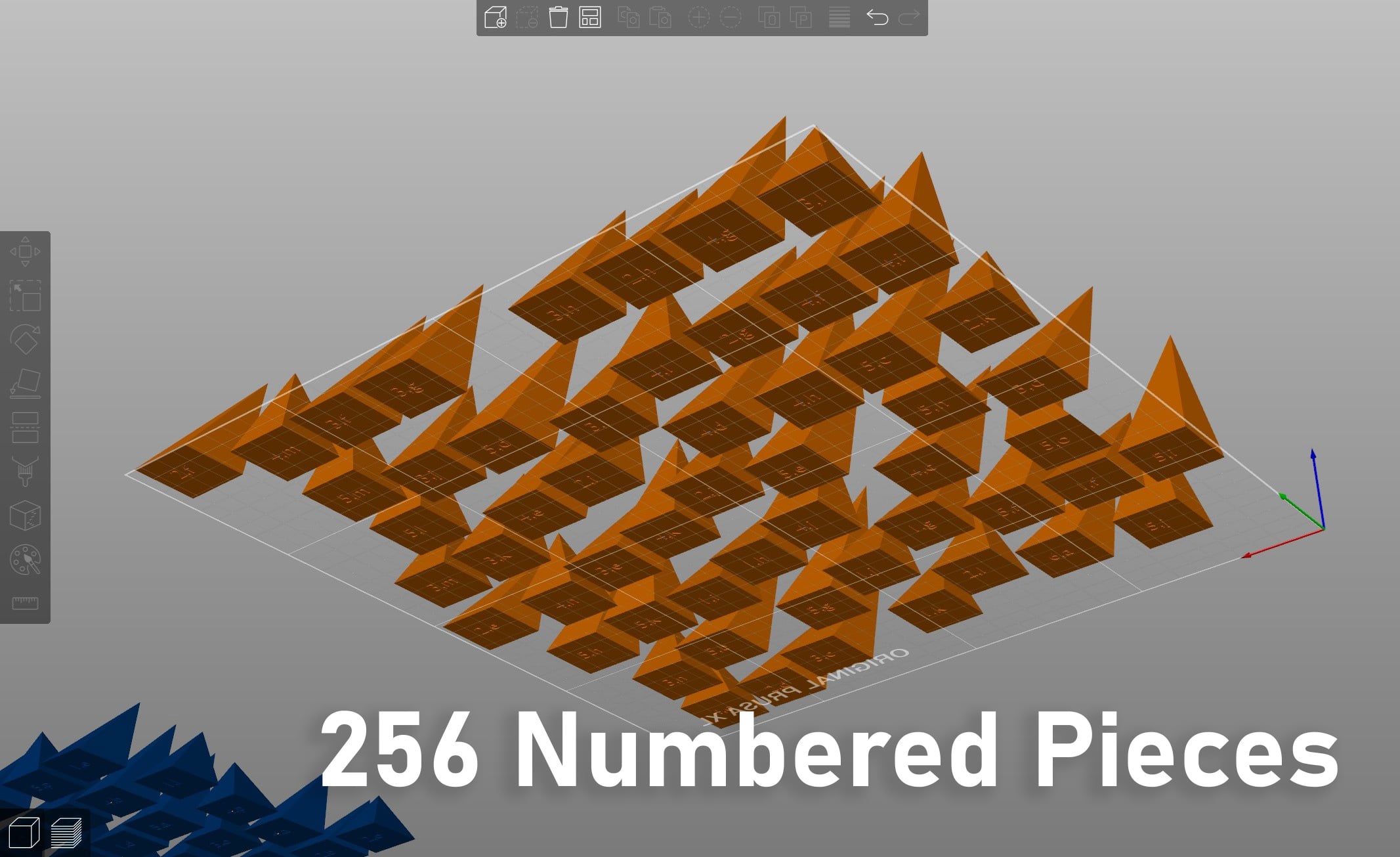 Free Version Spike Line Wall Art Designs 3d model