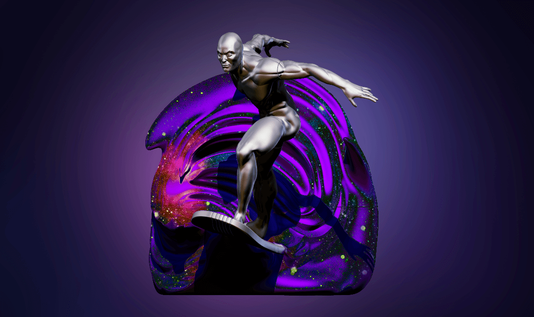 Silver Surfer 3d model
