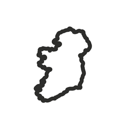 Ireland Cookie Cutter STL File - 4 inches 3d model