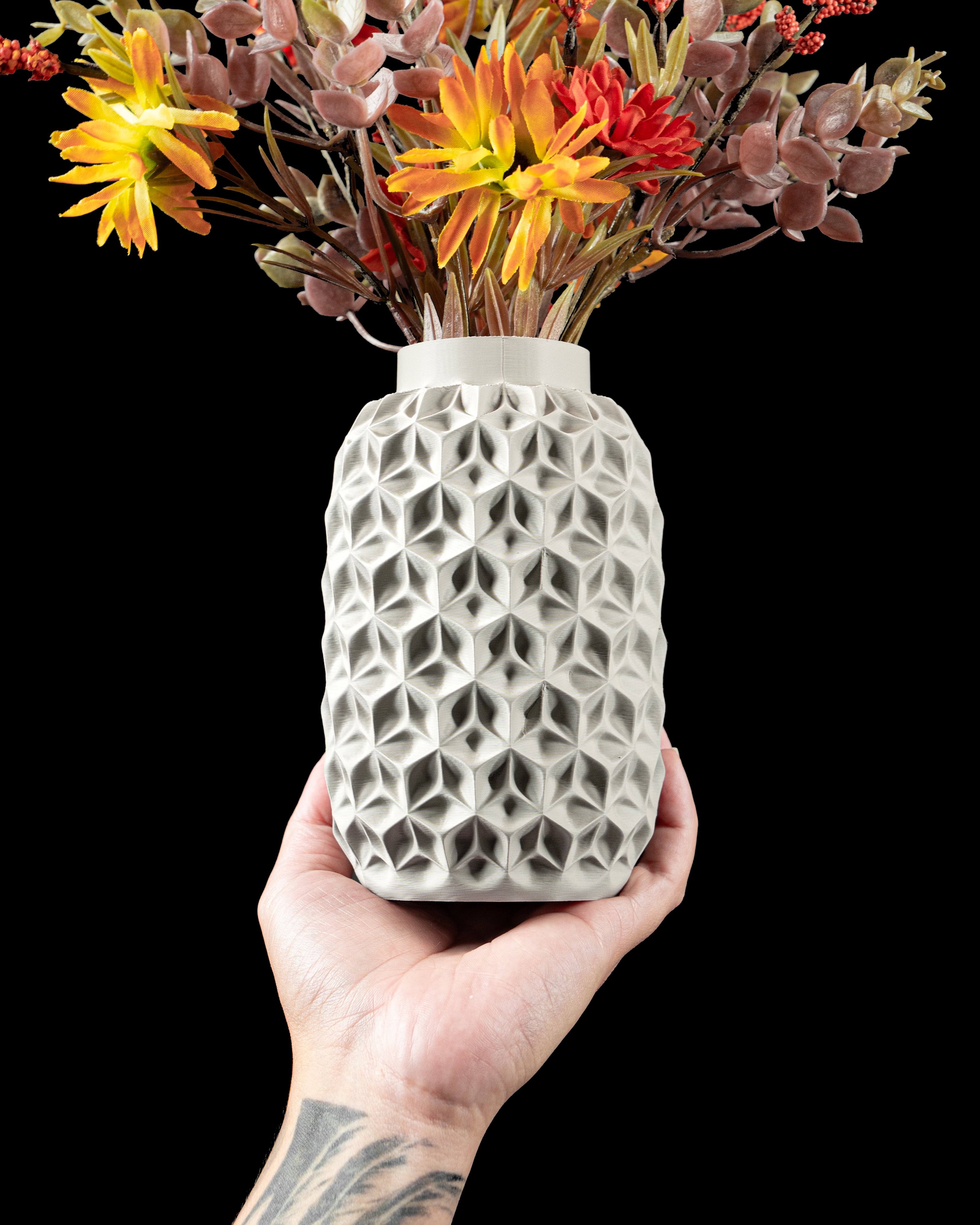 Trihex Flower Vase by MODERN MACHINE 3d model