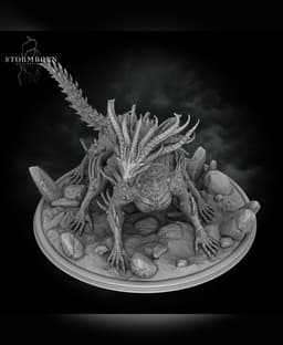(32mm) Basilisk King 3d model