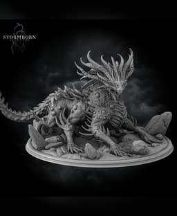 (32mm) Basilisk King 3d model