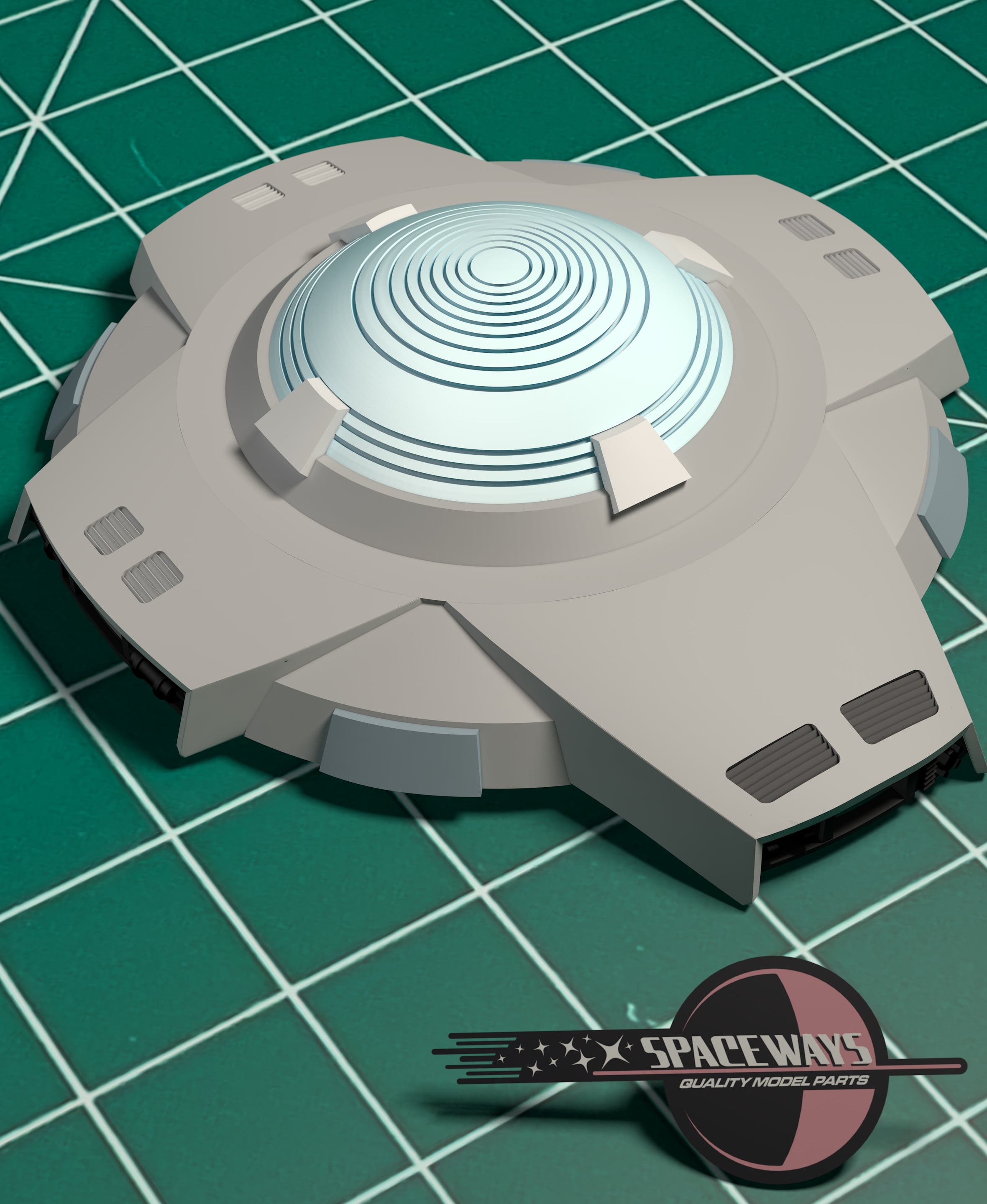 1/350 Refit Lower Sensor Dome 3d model