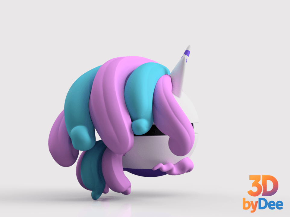 Rapidash (Galarian) 3d model