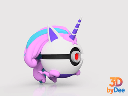 Rapidash (Galarian) 3d model