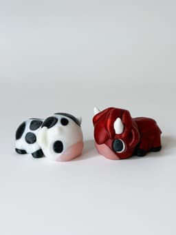 Cow and Highland cow Boops 3d model