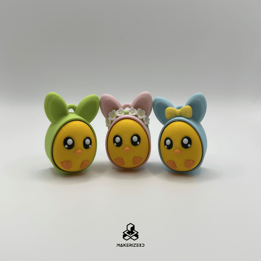 Bunny Chick Clicker 3d model