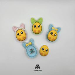 Bunny Chick Clicker 3d model