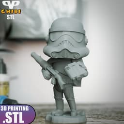 Sandtrooper Chibi STL for 3D Printing ChibiSTL 3DXM 3d model