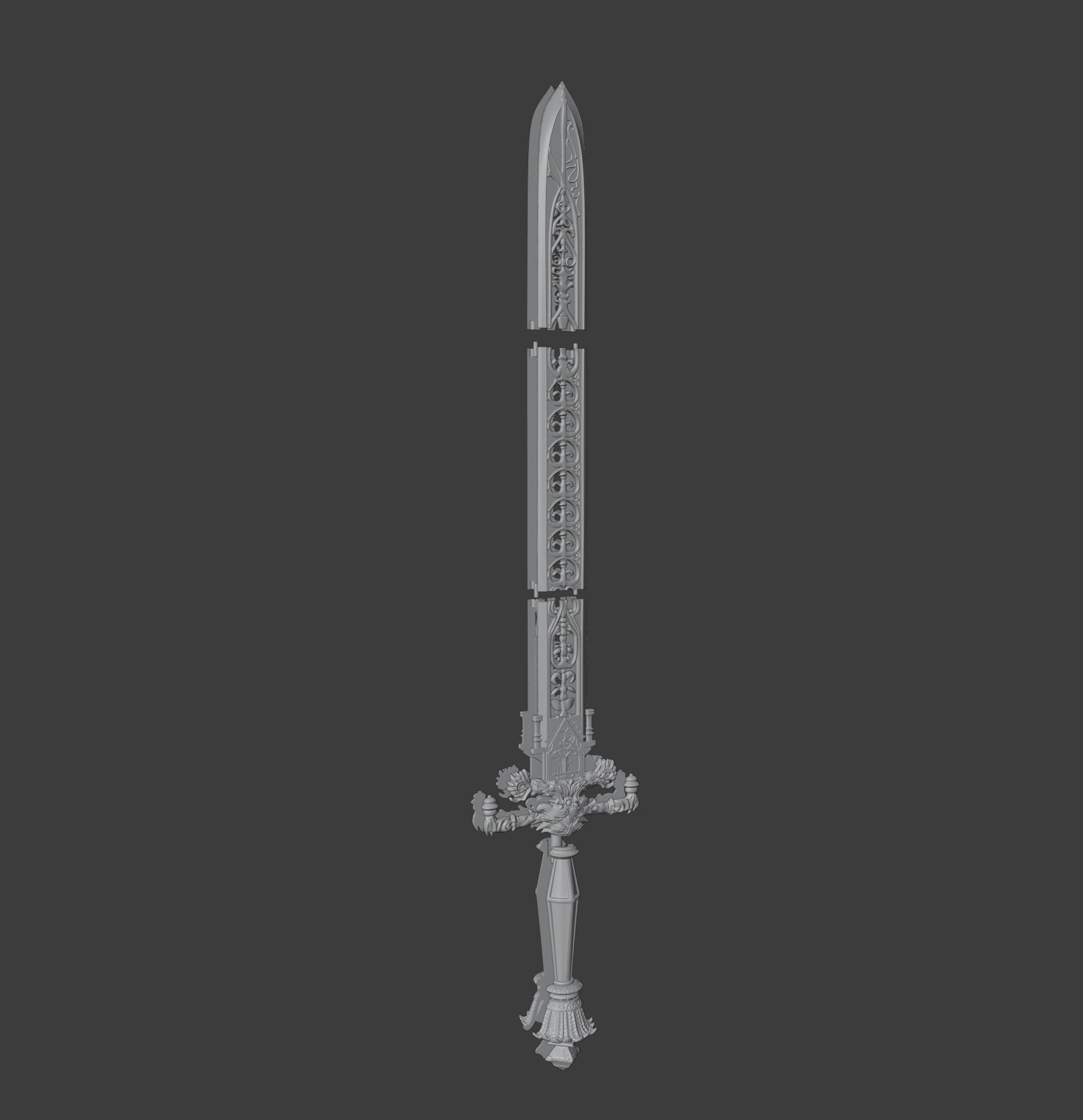 ELDEN RING SWORD OF NIGHT AND FLAME 3d model
