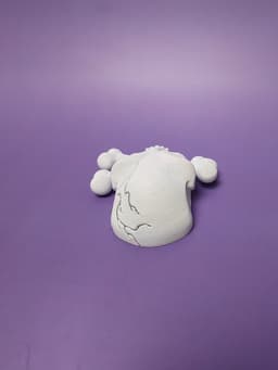 Alien Skull and Crossbones Fridge Magnet 3d model