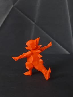Magmar Low Poly Pokemon 3d model
