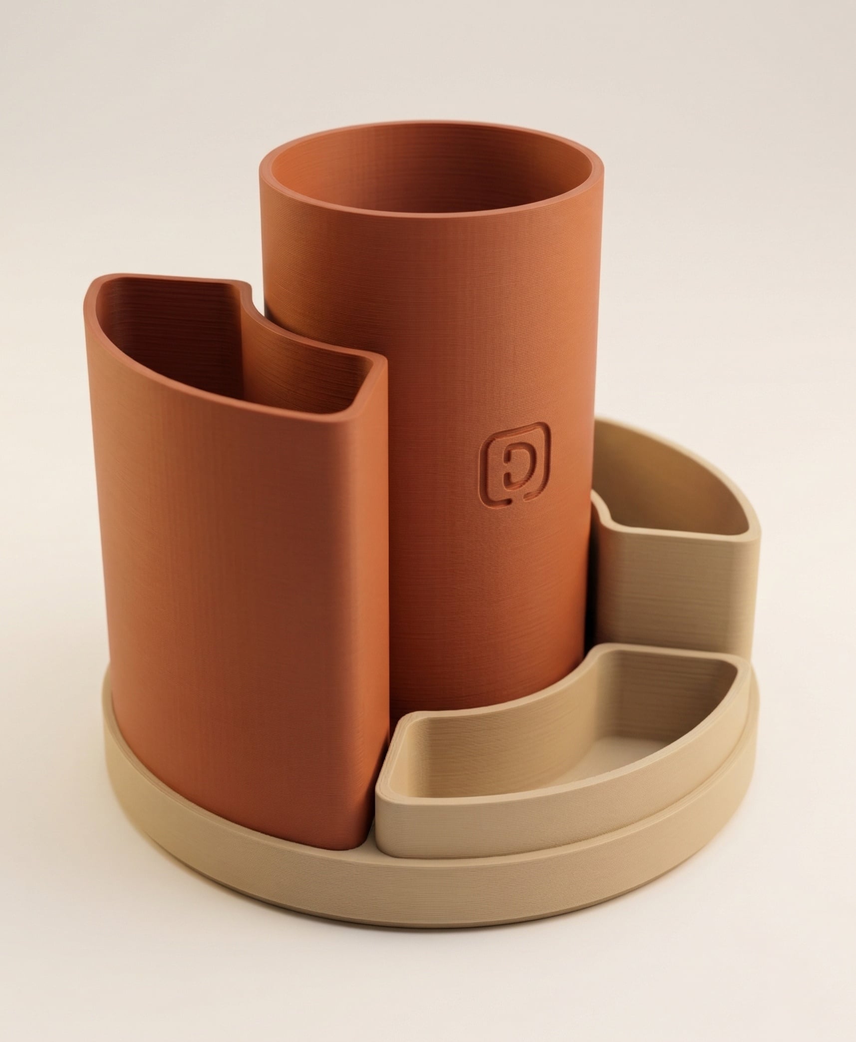 Modern Modular Desk Organizer System | The Arc 3d model